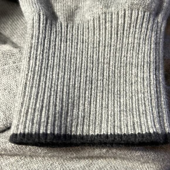 Timberland Mens Logo Embroidered Cotton Gray Sweater Size M - Picture 8 of 8